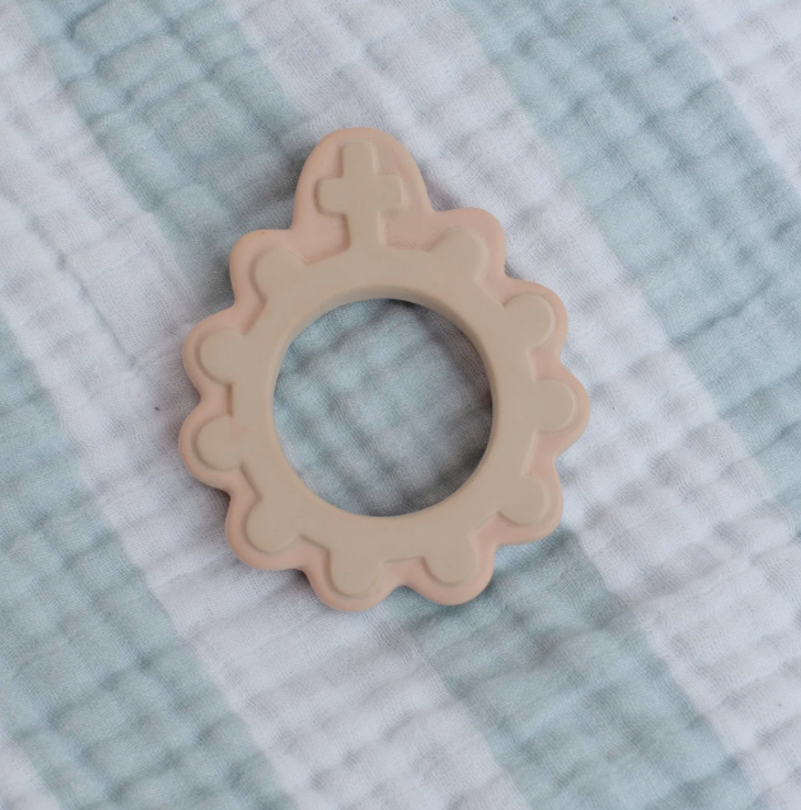 Baby's First Rosary, Natural Rubber Teether Shop